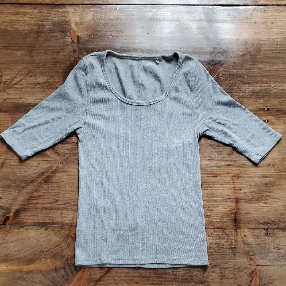 Quince Organic Cotton Micro-Rib Elbow